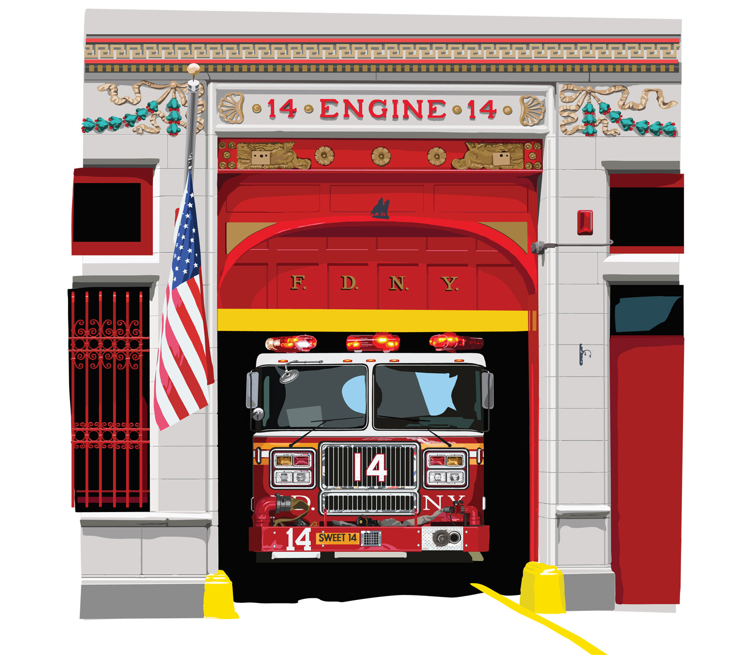 F.D.N.Y.  Engine 14