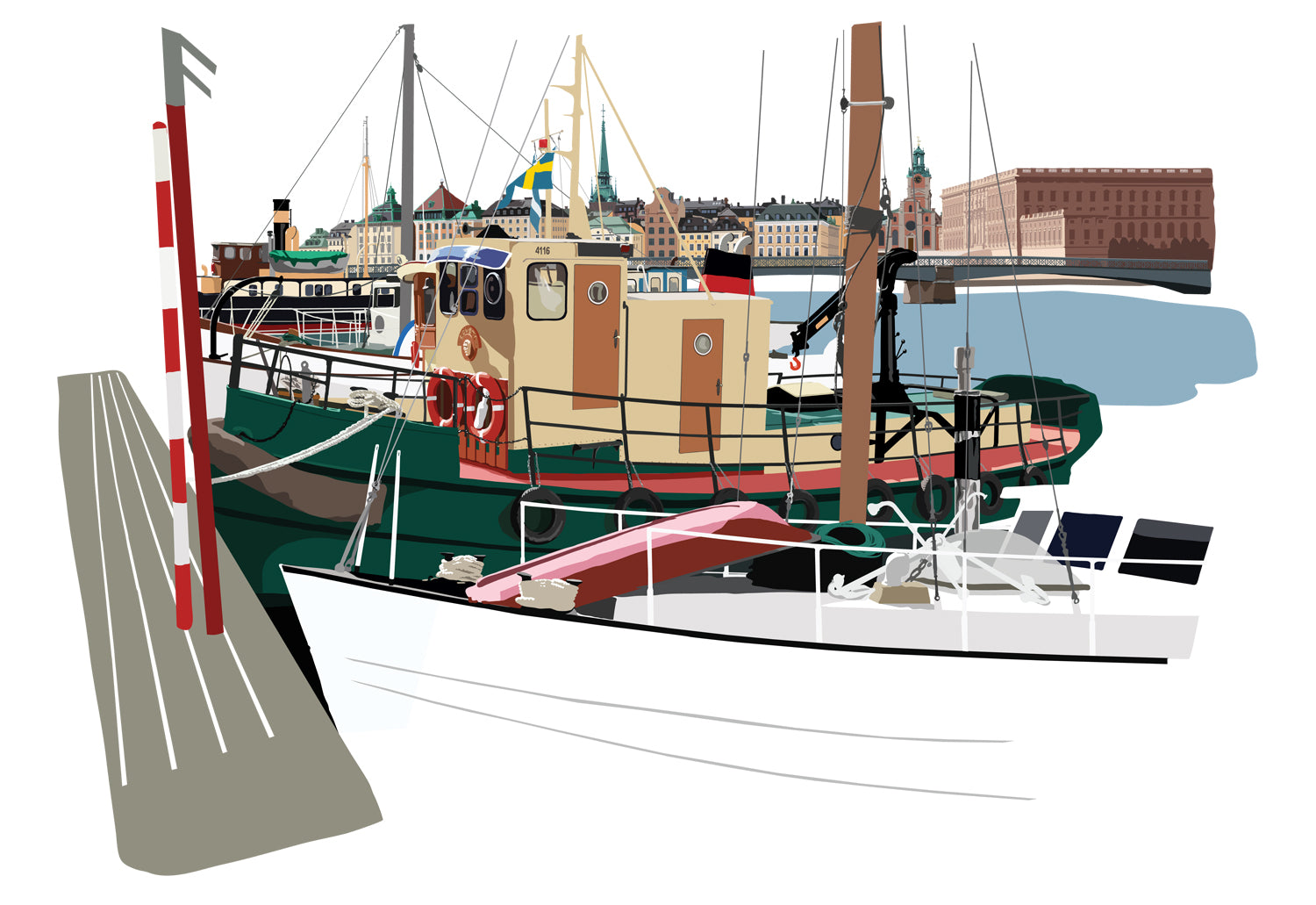Stockholm Fishing Boats 